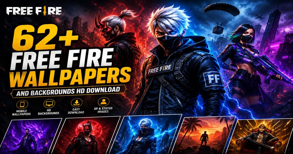 62+ Free Fire Wallpapers And Backgrounds HD Download